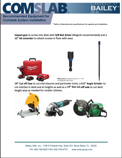 BC 04 ComSlab Equipment Reccommendation.png